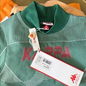 Kappa Layering Top Ski Shirt - Green NWT